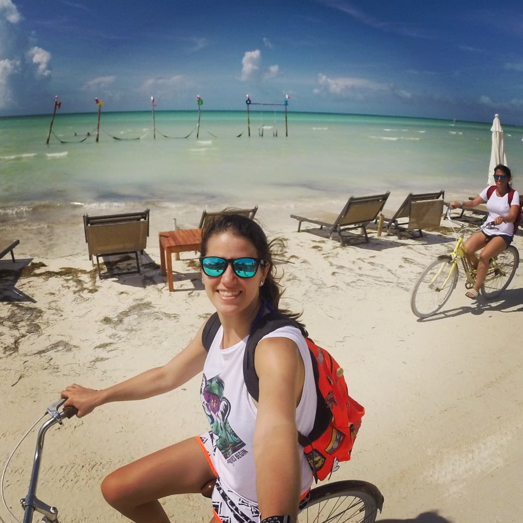 paseo en bicicleta en holbox