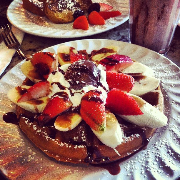 Belgian Waffle Boutique cancun para una cena en pareja
