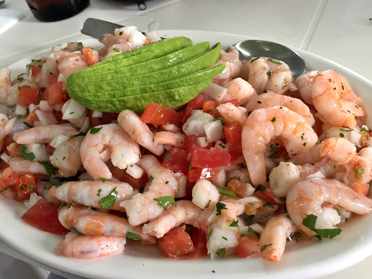 Ceviche gastronomía de holbox