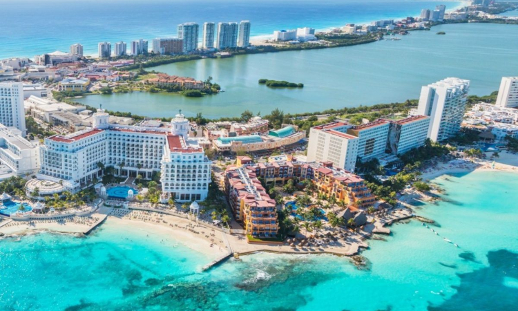 Zona Hotelera caracteristica de cancun