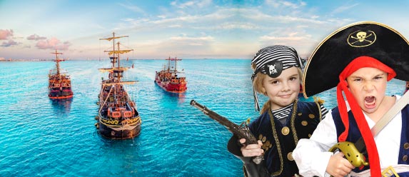 Capitán Hook actividades y tour para niños cancun y riviera maya