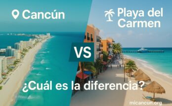 Cuál es la diferencia entre Cancún y Playa del Carmen
