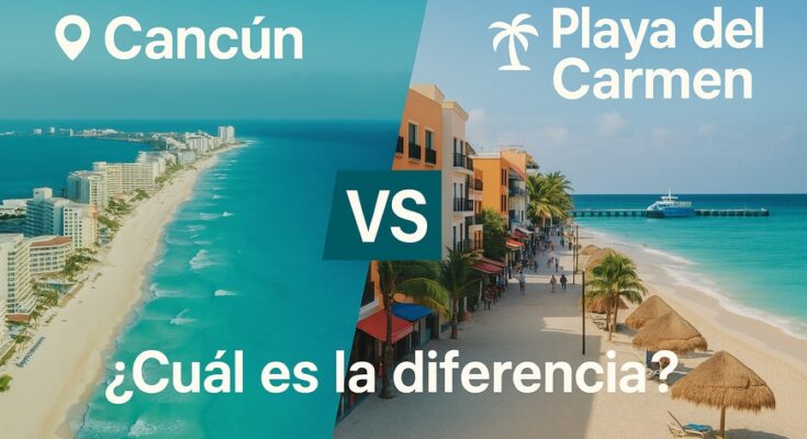 Cuál es la diferencia entre Cancún y Playa del Carmen
